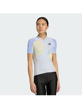 adidas adidas Koszulka rowerowa 152189 Błękitny Slim Fit