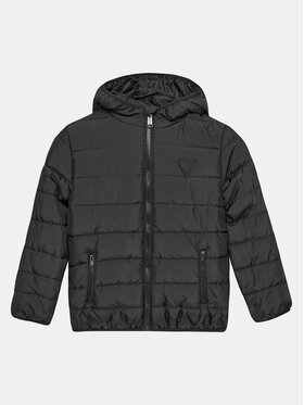 Guess Guess Vatovaná bunda H4BJ10 WCFM0 Černá Regular Fit