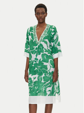 Iconique Iconique Strandkleid IC25-104 Grün Relaxed Fit