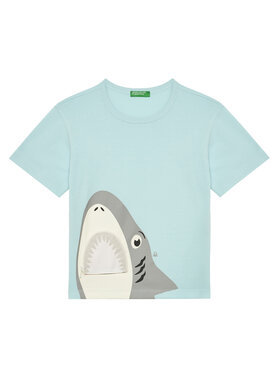 United Colors Of Benetton United Colors Of Benetton T-Shirt 3I1XG10JL Modrá Regular Fit