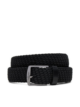 Calvin Klein Calvin Klein Pánsky opasok Ck Casual Elastic Braided 35Mm K50K512839 Čierna