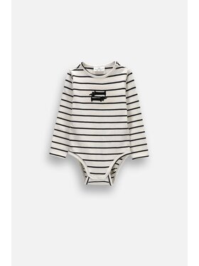 Coccodrillo Coccodrillo Body dziecięce ZC6112105SUN-003 Kremowy Regular Fit