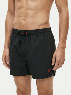 Guess Guess Pantaloni scurți pentru înot F6GT25 WG282 SHORT Negru Regular Fit
