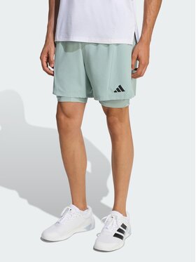 adidas adidas Szorty sportowe 159378 Zielony Regular Fit