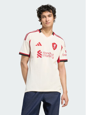 adidas adidas Koszulka techniczna Liverpool FC 25/26 Away Jersey Biały Slim Fit