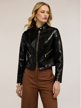 Motivi Motivi Giacca in similpelle R313Q001113N033 Nero Regular Fit