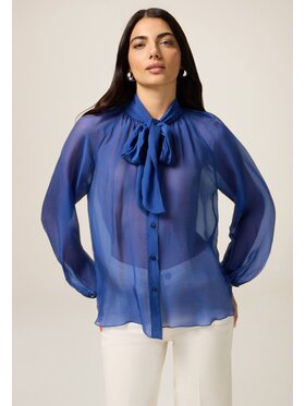 Oltre Oltre Camicia 5016J000836N024 Blu Regular Fit