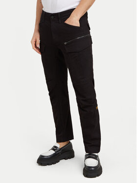 G-Star Raw G-Star Raw Παντελόνι υφασμάτινο Zip Cargo 3D D25665-D846 Μαύρο Tapered Fit