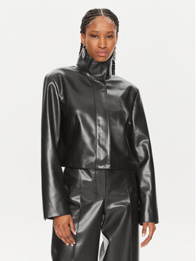 Calvin Klein Calvin Klein Kožená bunda K20K207975 Černá Regular Fit