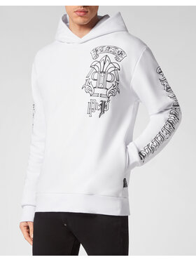 PHILIPP PLEIN PHILIPP PLEIN Felpa 1027 Bianco Regular Fit