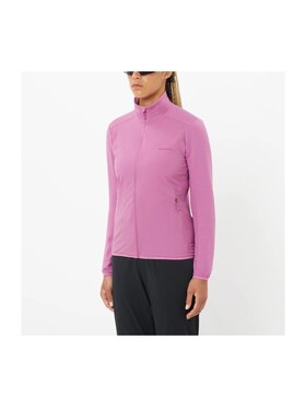 Salomon Salomon Bluza techniczna ESSENTIAL LIGHTWARM HYBRID W Różowy Active Fit
