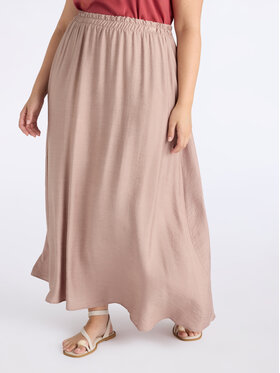 Fiorella Rubino Fiorella Rubino Gonna maxi 1045L200518N002 Crema Regular Fit