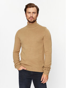 Blend Blend Rollkragenpullover 20716087 Beige Regular Fit