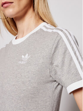 adidas adidas T-shirt adicolor Classics 3-Stripes GN2909 Grigio Regular Fit