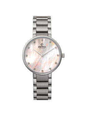 Obaku Obaku Zegarek V189LXCPSC Srebrny