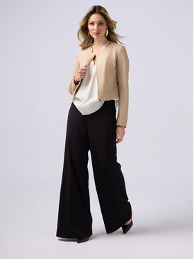 Oltre Oltre Pantaloni di tessuto P237J002251N033 Nero Baggy Fit