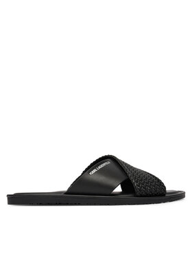 KARL LAGERFELD KARL LAGERFELD Klapki Kastor IV KL70214C Czarny