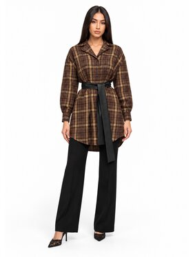 Agatha Studio Agatha Studio Sukienka codzienna A26ZS-SU-K11 Brązowy Oversize
