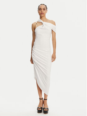 Versace Jeans Couture Versace Jeans Couture Rochie cocktail 78HAO903 Alb Slim Fit