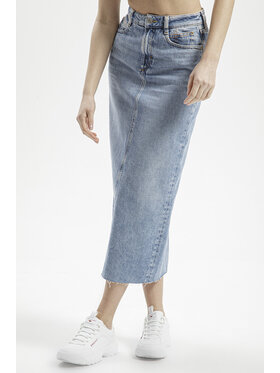 Cross Jeans Cross Jeans Spódnica jeansowa C 4914-005 Niebieski Regular Fit