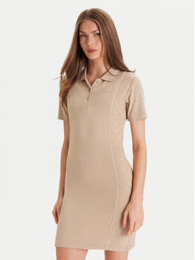 Guess Guess Плетена рокля V5YK00 KCX12 Бежов Regular Fit