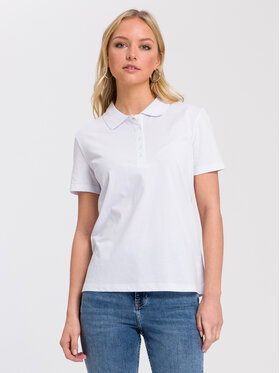 Cross Jeans Cross Jeans T-Shirt 55926-008 Biały Regular Fit