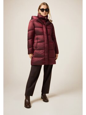 Oltre Oltre Kurtka puchowa F018J000237N036 Bordowy Baggy Fit