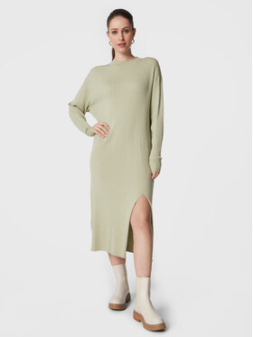 Edited Edited Плетена рокля Resi EDT4626003 Зелен Regular Fit