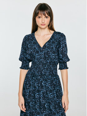 BIG STAR BIG STAR Sukienka codzienna SHERI Granatowy Tapered Fit