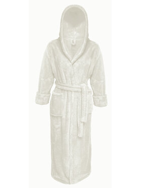 Dkaren Dkaren Szlafrok Diana Długa Biały Classic Fit