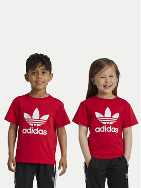 adidas adidas T-Shirt adicolor Trefoil IY2387 Rot Regular Fit