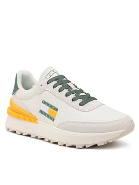 Tommy Jeans Tommy Jeans Laisvalaikio batai Tjm Tech Runner Metalic Mix EM0EM01300 Smėlio
