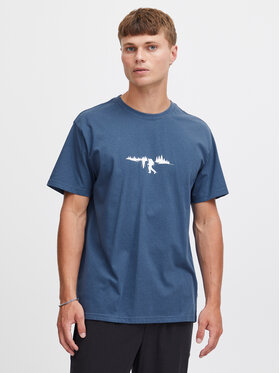 Solid Solid T-Shirt 21108029 Μπλε Regular Fit