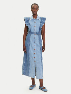 YAS YAS Vestito di jeans Cawi 26037659 Blu Regular Fit