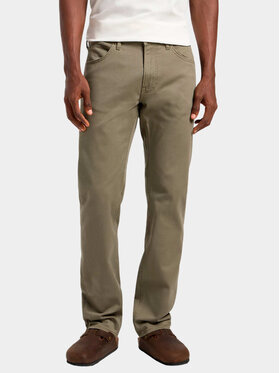 Lee Lee Spodnie materiałowe DAREN ZIP FLY Zielony Straight Fit