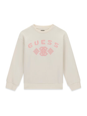 Guess Guess Mikina J6BQ17 K7270 Krémová Relaxed Fit