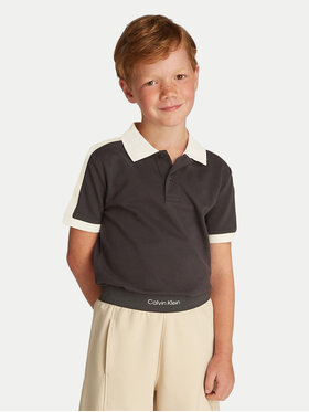 Calvin Klein Jeans Calvin Klein Jeans Polo särk IB0IB02485 Must Regular Fit