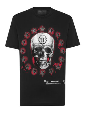 PHILIPP PLEIN PHILIPP PLEIN T-Shirt 23603 Czarny Regular Fit