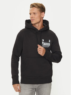 Calvin Klein Jeans Calvin Klein Jeans Sweatshirt Heavy Terry J30J326459 Schwarz Regular Fit