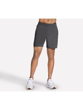 Skechers Skechers Szorty sportowe SH82-BKCC Szary Regular Fit