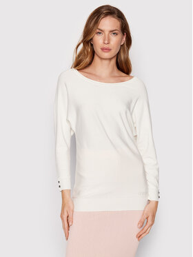 Guess Guess Pullover Adele W2YR34 Z2V62 Weiß Regular Fit