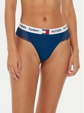 Tommy Hilfiger Tommy Hilfiger Stringi UW0UW05619 Niebieski
