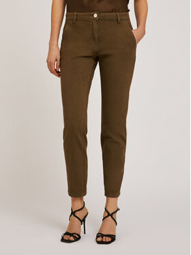 Motivi Motivi Pantaloni di tessuto P729Q003852N015 Verde Regular Fit