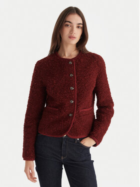 Guess Guess Kožuch W5BL69 W3860 Bordová Regular Fit