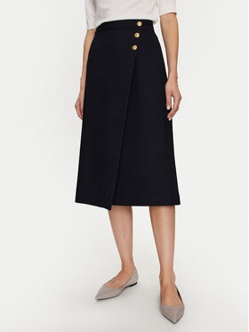 Tommy Hilfiger Tommy Hilfiger Пола тип трапец WW0WW41601 Тъмносин Regular Fit