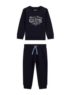 Guess Guess Melegítő ruha szett N5YG14 KA6R0 Sötétkék Regular Fit