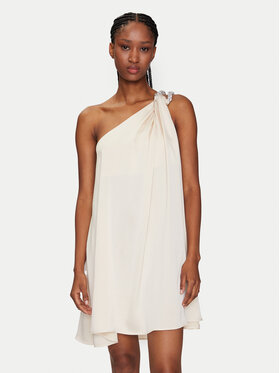 Eleh Eleh Rochie cocktail ESS250050 Écru Regular Fit