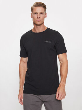 Columbia Columbia T-krekls Rapid Ridge™ Back Graphic Tee II Melns Regular Fit