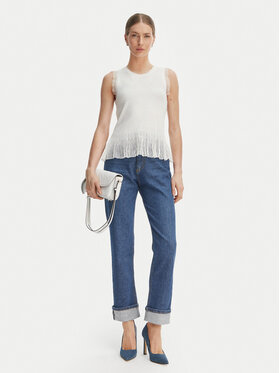 Rinascimento Rinascimento Blusa CFM0012241003 Bianco Slim Fit