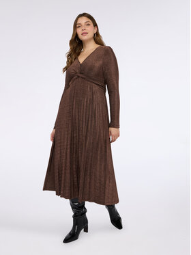 Fiorella Rubino Fiorella Rubino Abito da sera 7054T001730N027 Marrone Regular Fit